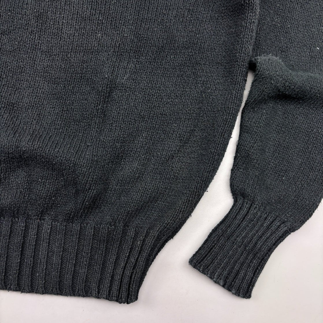 Black Ralph Lauren Knitted Sweater - Men S - Very Good - Revaleur