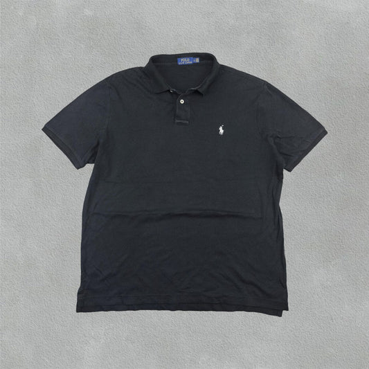 Black Ralph Lauren Polo Shirt - Men L - Very Good - Revaleur