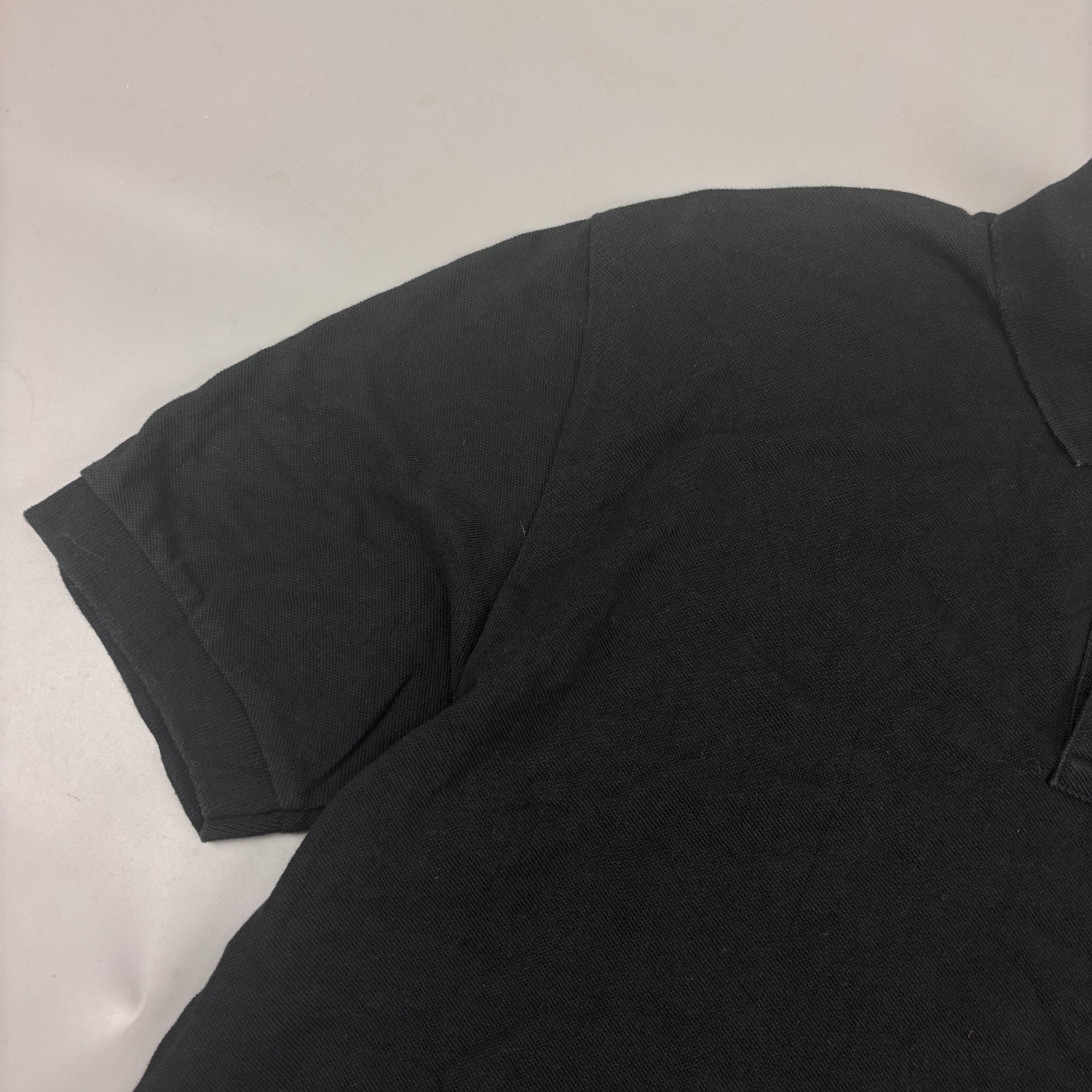 Black Ralph Lauren Polo Shirt - Men L - Very Good - Revaleur