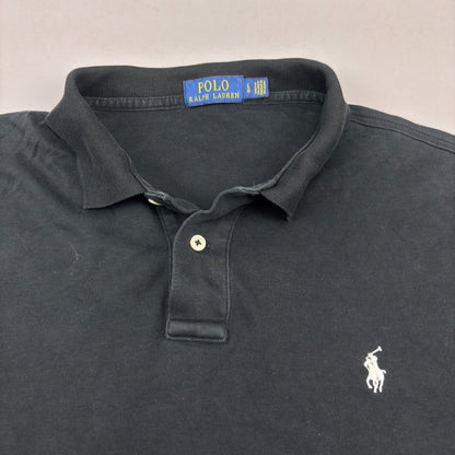 Black Ralph Lauren Polo Shirt - Men L - Very Good - Revaleur