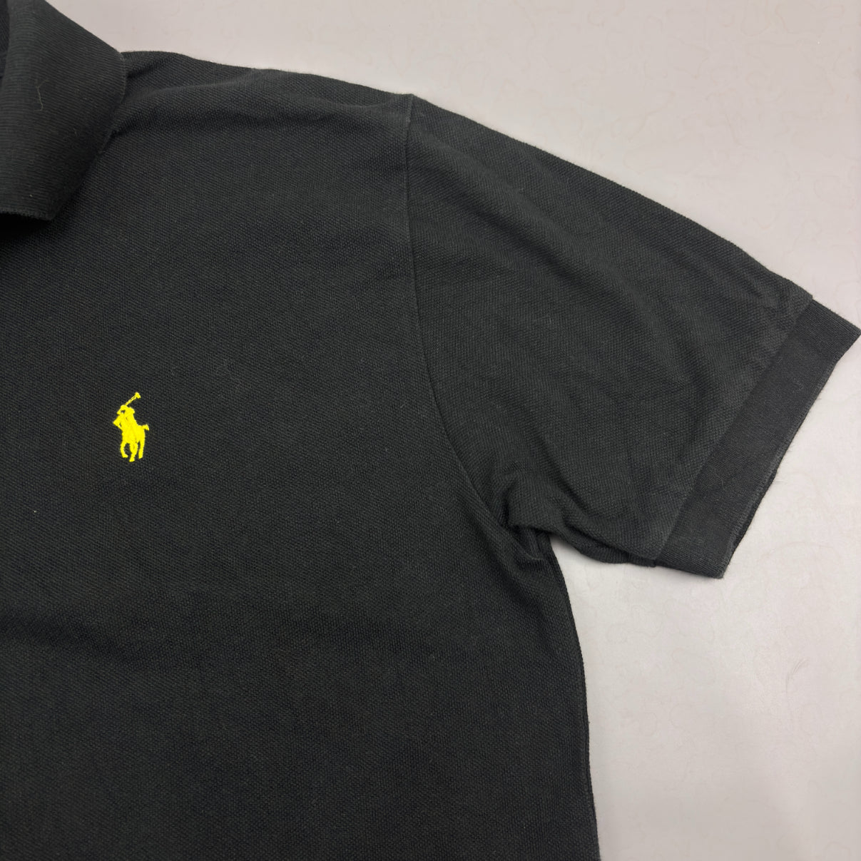 Black Ralph Lauren Polo Shirt - Men M - Very Good - Revaleur