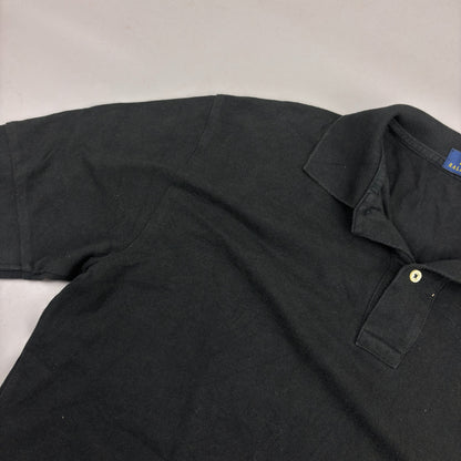 Black Ralph Lauren Polo Shirt - Men M - Very Good - Revaleur