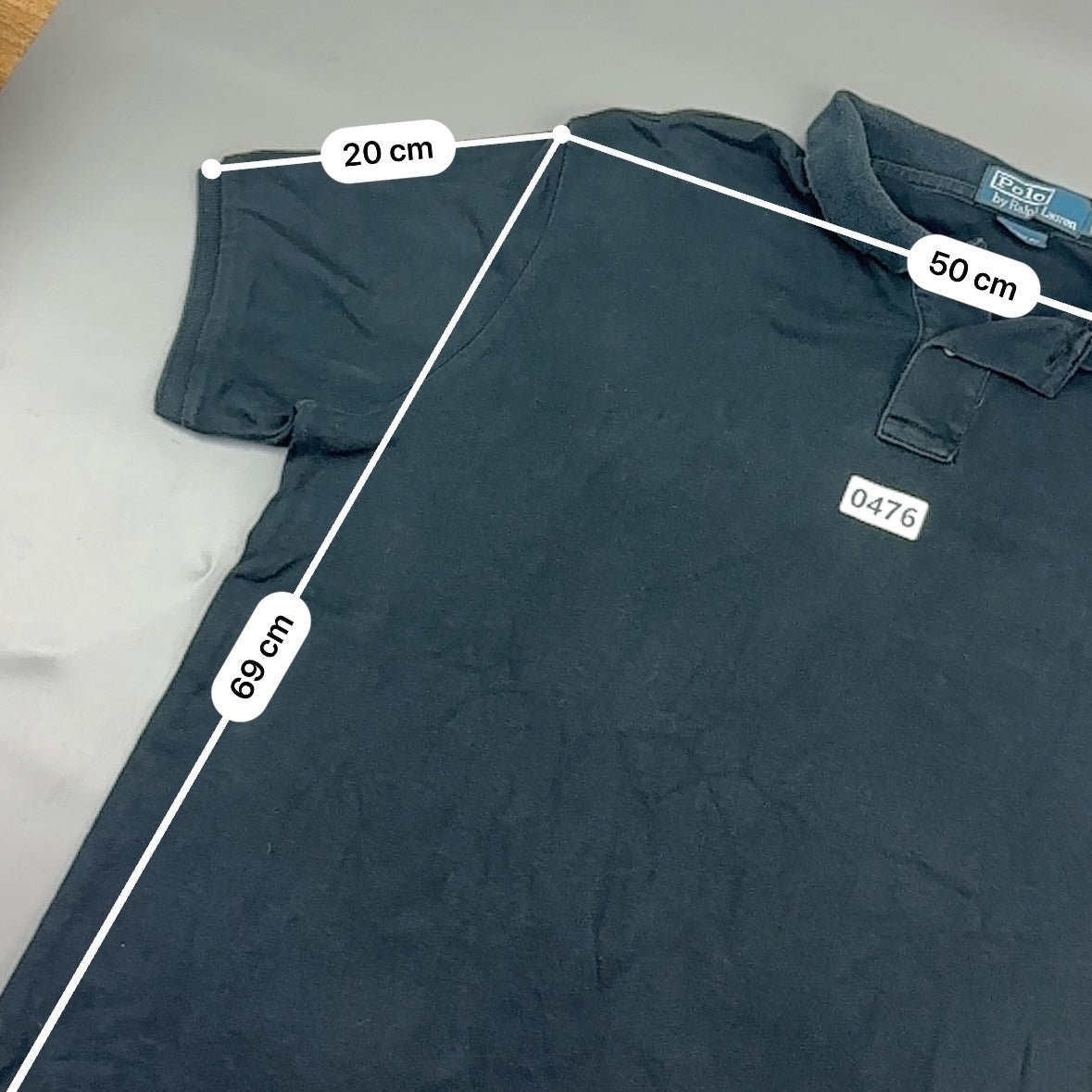 Black Ralph Lauren Polo Shirt - Men XL - Very Good - Revaleur