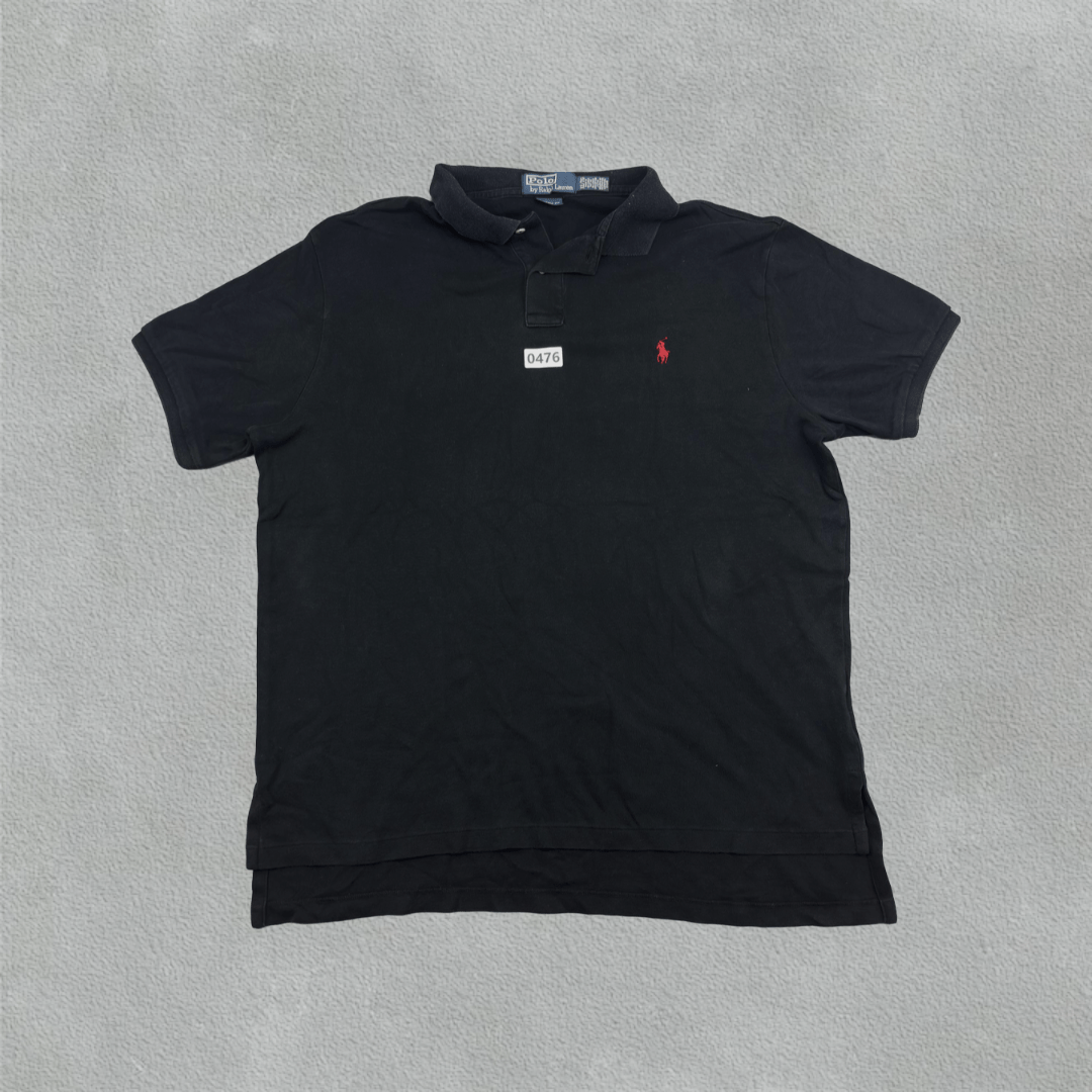 Black Ralph Lauren Polo Shirt - Men XL - Very Good - Revaleur