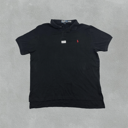 Black Ralph Lauren Polo Shirt - Men XL - Very Good - Revaleur