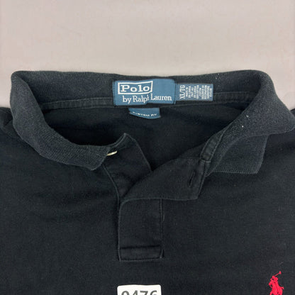 Black Ralph Lauren Polo Shirt - Men XL - Very Good - Revaleur