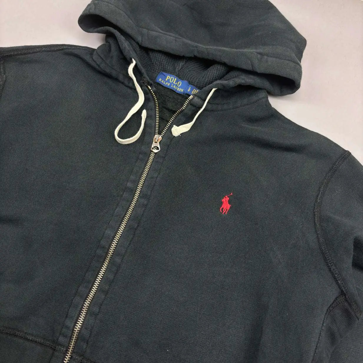 Black Ralph Lauren Zip Vest - L - Very Good - Revaleur