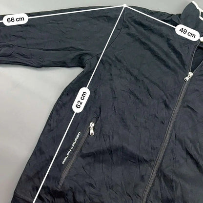 Black Ralph Lauren Zip Vest - L - Very Good - Revaleur