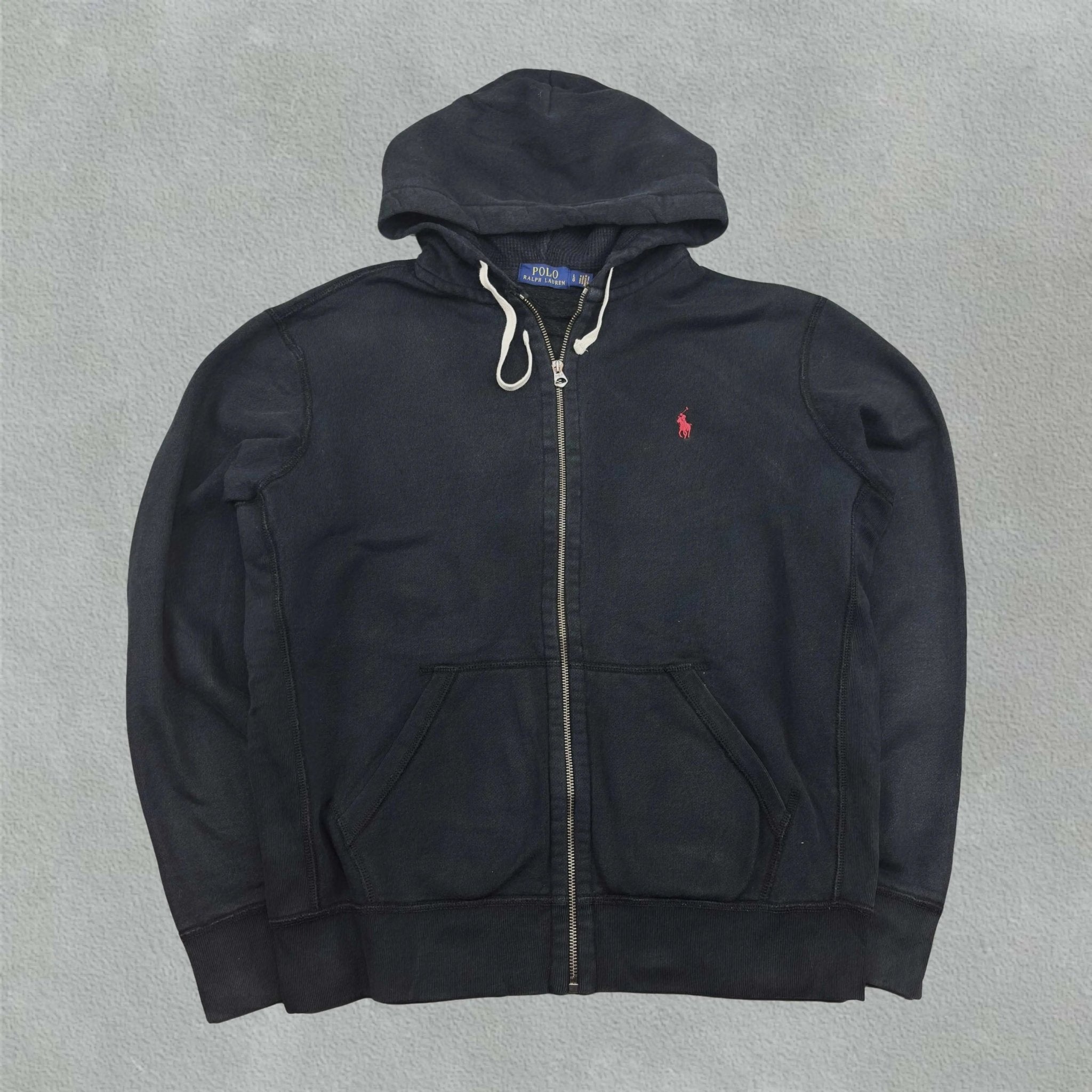 Black Ralph Lauren Zip Vest - L - Very Good - Revaleur