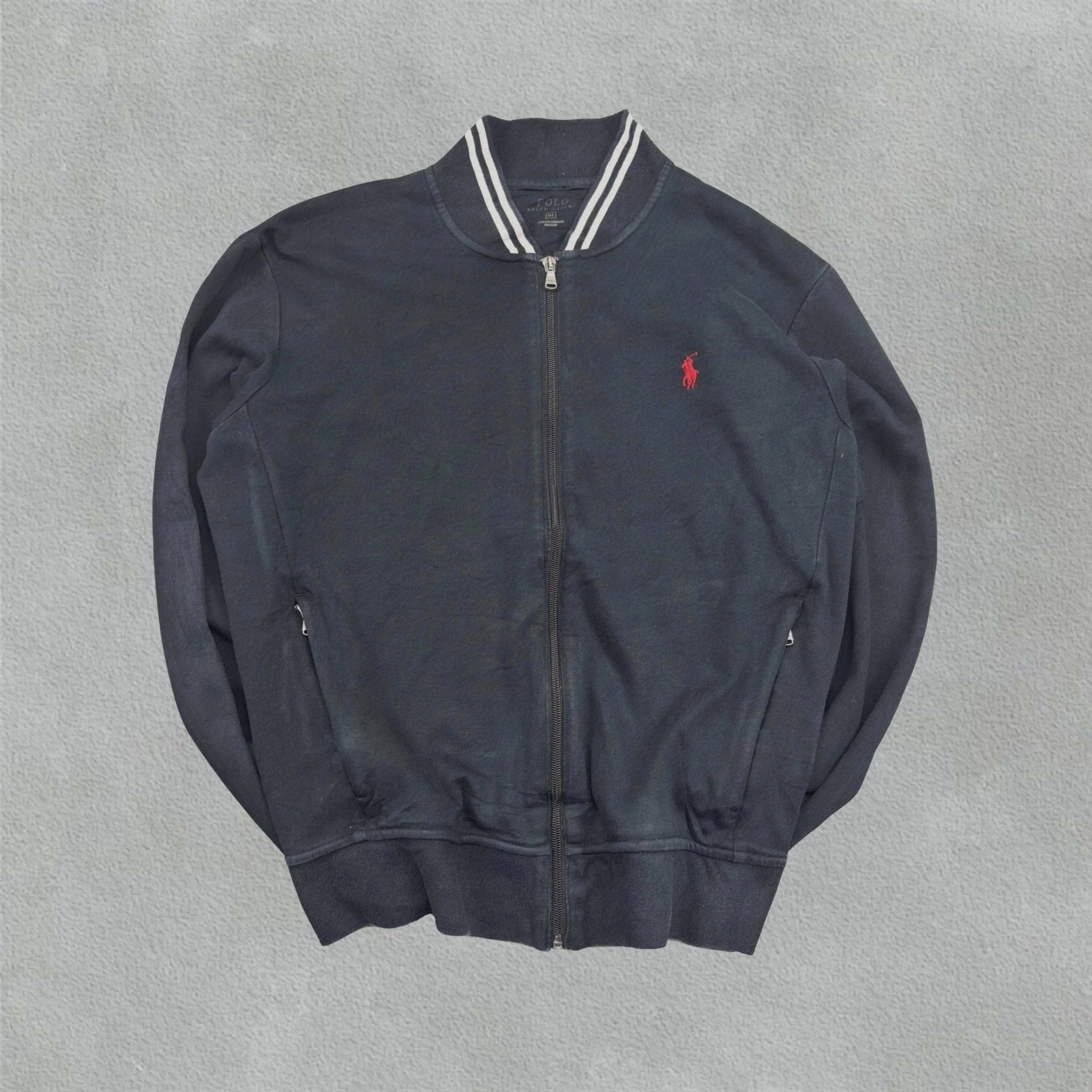 Black Ralph Lauren Zip Vest - M - Very Good - Revaleur