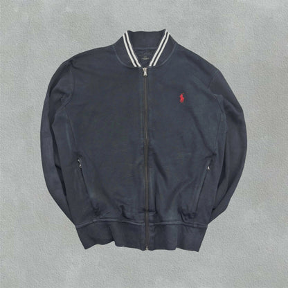 Black Ralph Lauren Zip Vest - M - Very Good - Revaleur