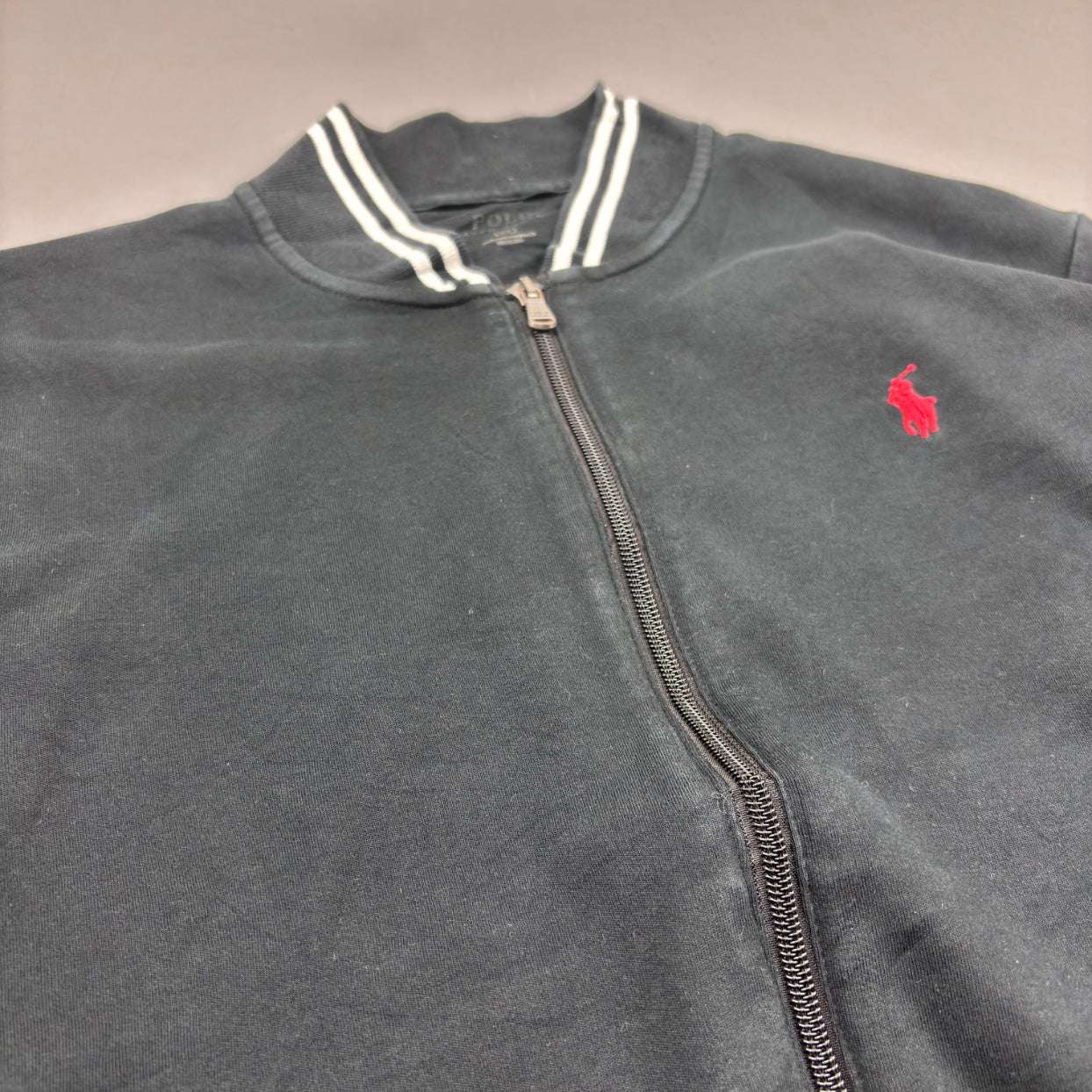 Black Ralph Lauren Zip Vest - M - Very Good - Revaleur