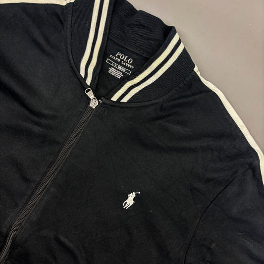 Black Ralph Lauren Zip Vest - Men L - Very Good - Revaleur