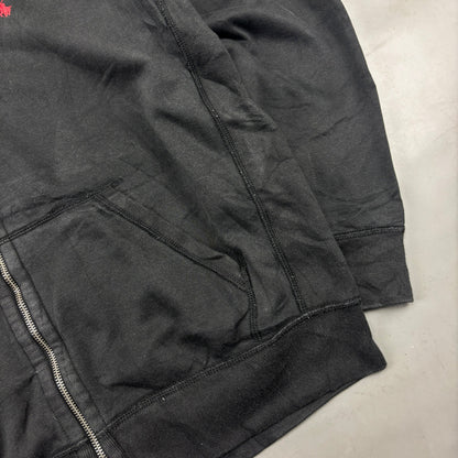 Black Ralph Lauren Zip Vest - Men L - Very Good - Revaleur