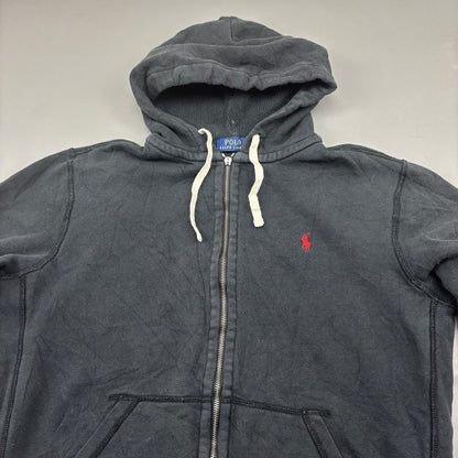 Black Ralph Lauren Zip Vest - Men L - Very Good - Revaleur