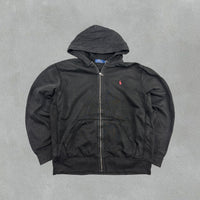 Black Ralph Lauren Zip Vest - Men L - Very Good - Revaleur