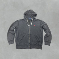 Black Ralph Lauren Zip Vest - Men L - Very Good - Revaleur