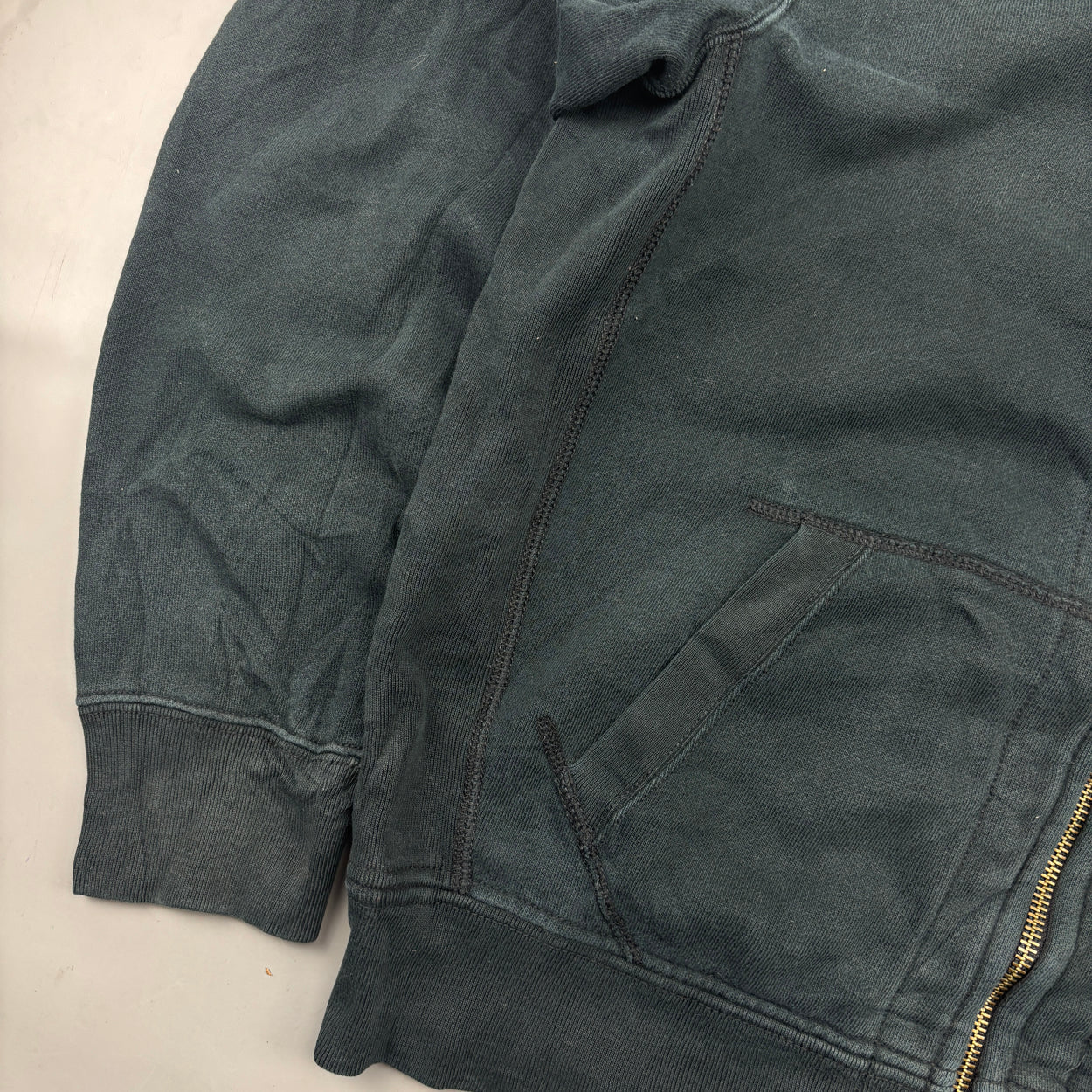 Black Ralph Lauren Zip Vest - Men L - Very Good - Revaleur