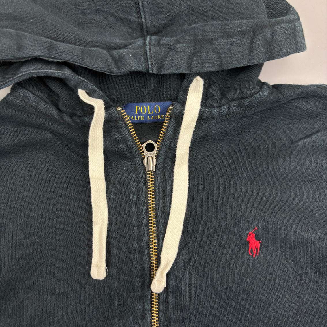 Black Ralph Lauren Zip Vest - Men L - Very Good - Revaleur