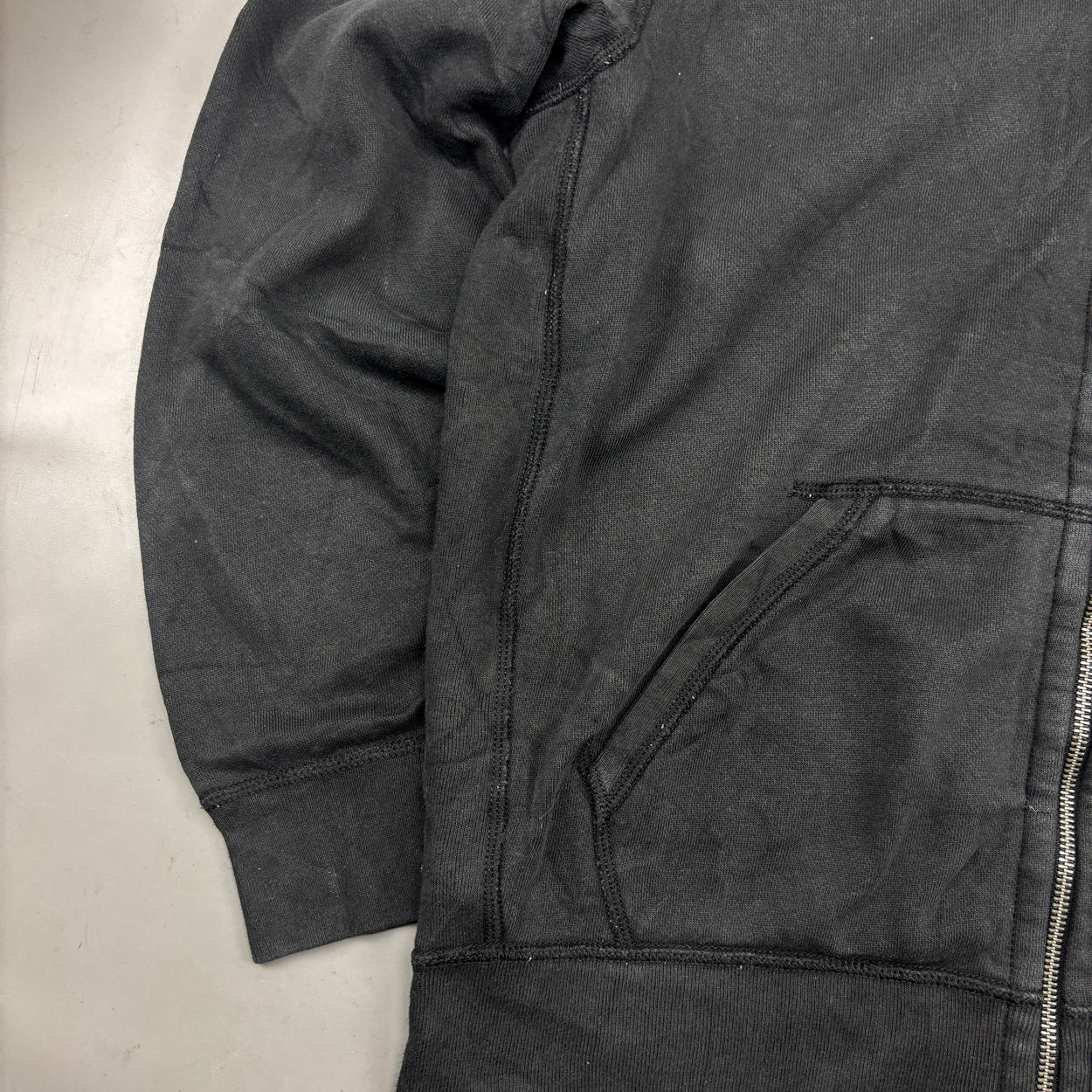 Black Ralph Lauren Zip Vest - Men L - Very Good - Revaleur
