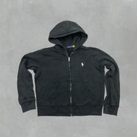 Black Ralph Lauren Zip Vest - Men L - Very Good - Revaleur