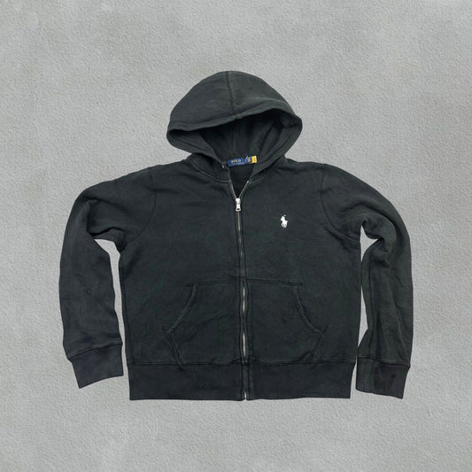 Black Ralph Lauren Zip Vest - Men L - Very Good - Revaleur