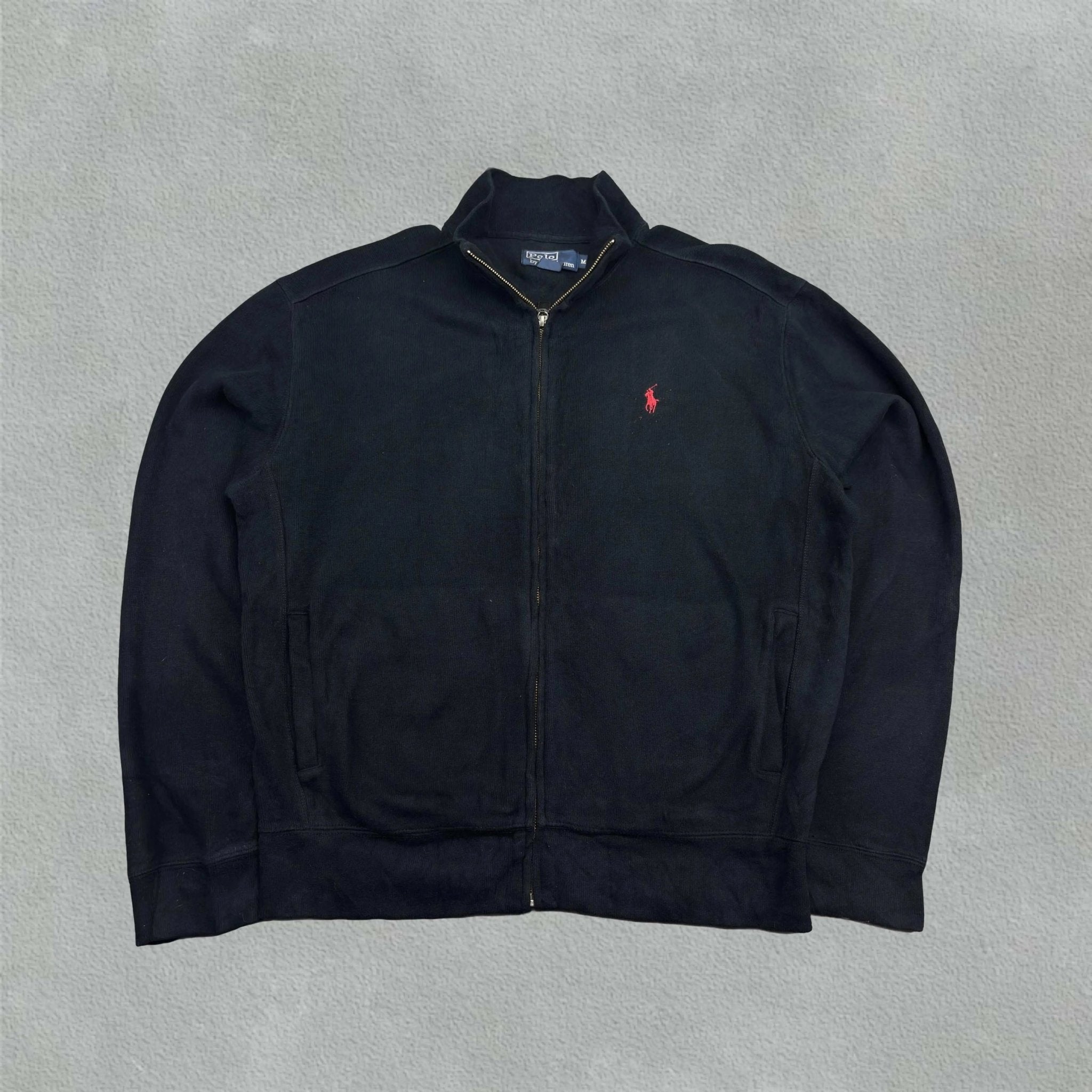 Black Ralph Lauren Zip Vest - Men M - Very Good - Revaleur