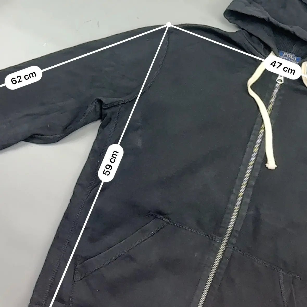 Black Ralph Lauren Zip Vest - Men M - Very Good - Revaleur