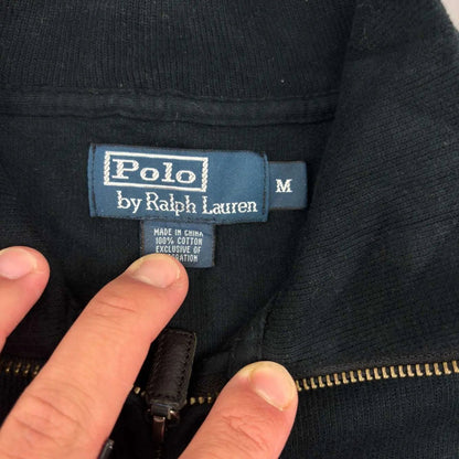 Black Ralph Lauren Zip Vest - Men M - Very Good - Revaleur