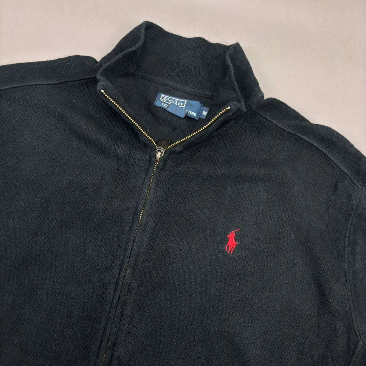 Black Ralph Lauren Zip Vest - Men M - Very Good - Revaleur