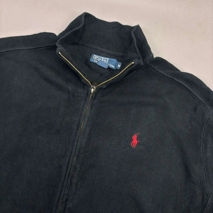 Black Ralph Lauren Zip Vest - Men M - Very Good - Revaleur