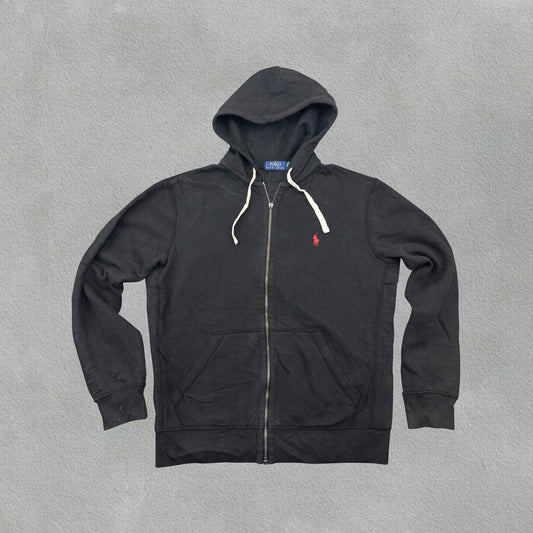 Black Ralph Lauren Zip Vest - Men M - Very Good - Revaleur