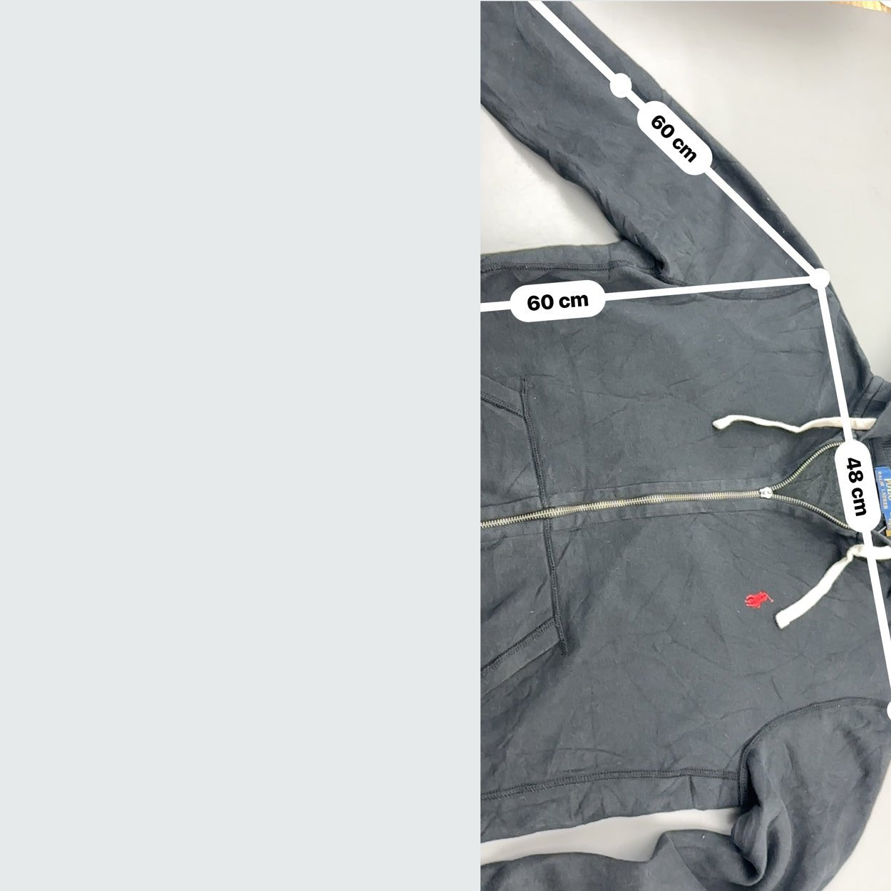 Black Ralph Lauren Zip Vest - Men M - Very Good - Revaleur