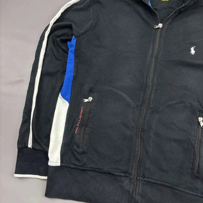 Black Ralph Lauren Zip Vest - Men S - Very Good - Revaleur