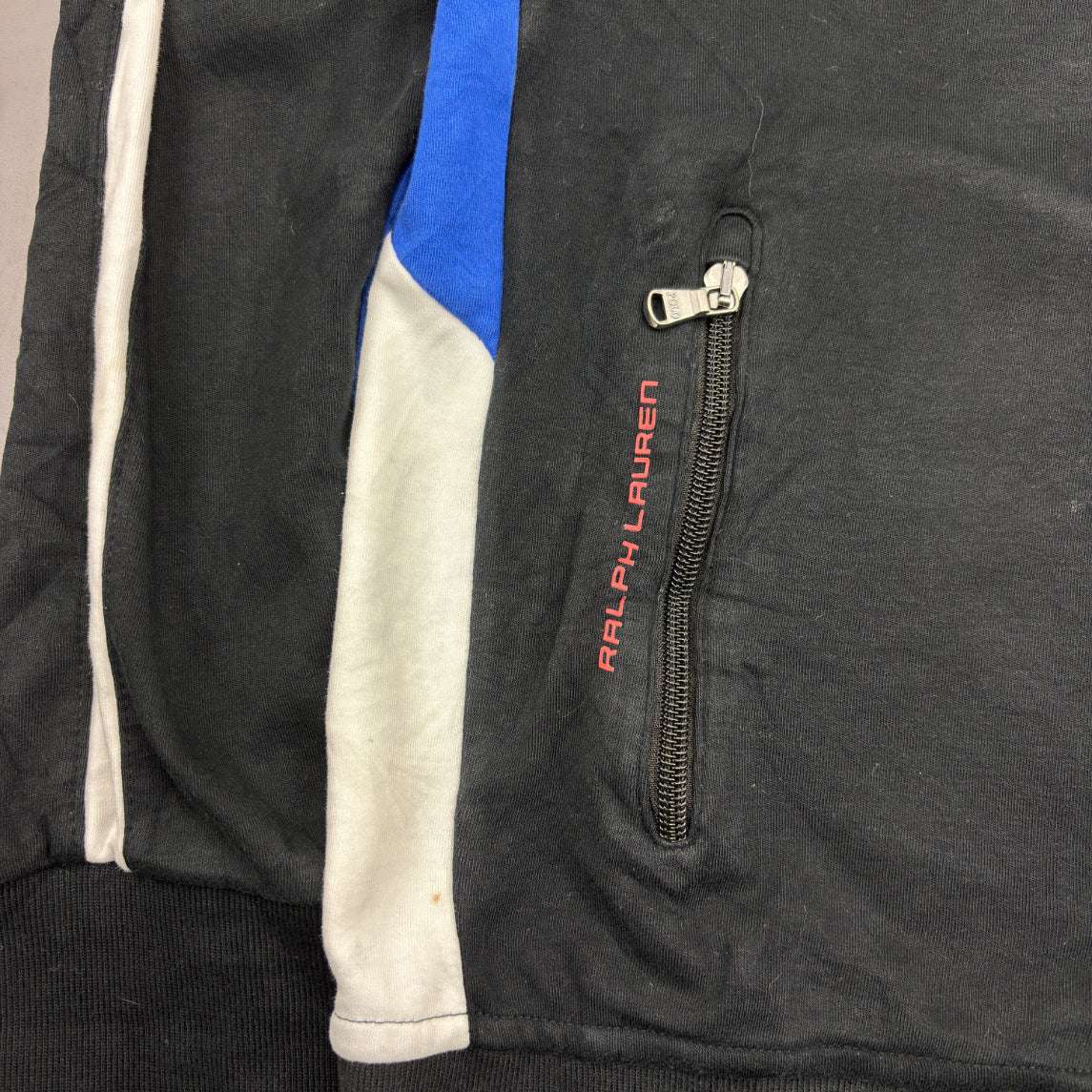 Black Ralph Lauren Zip Vest - Men S - Very Good - Revaleur