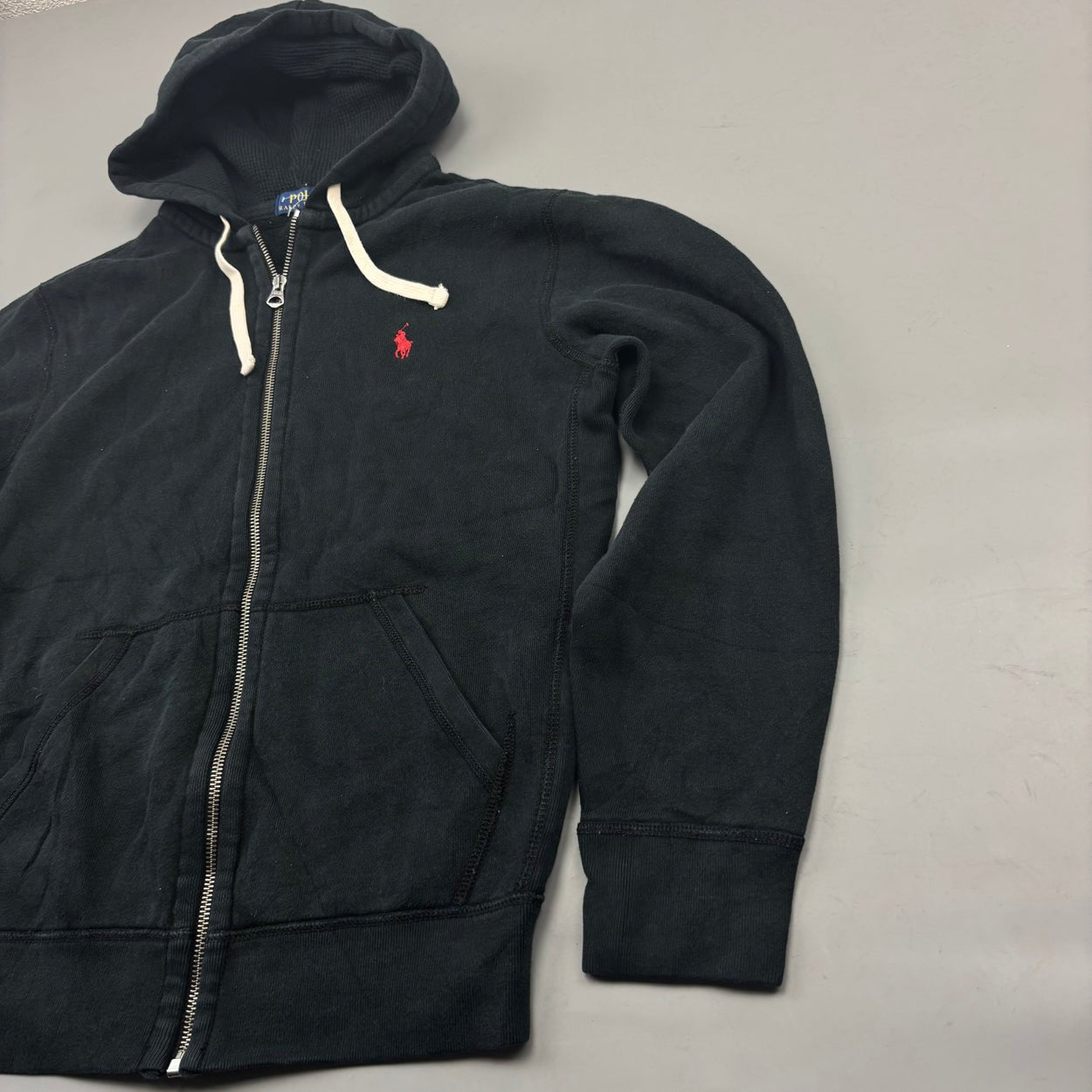Black Ralph Lauren Zip Vest - Men S - Very Good - Revaleur