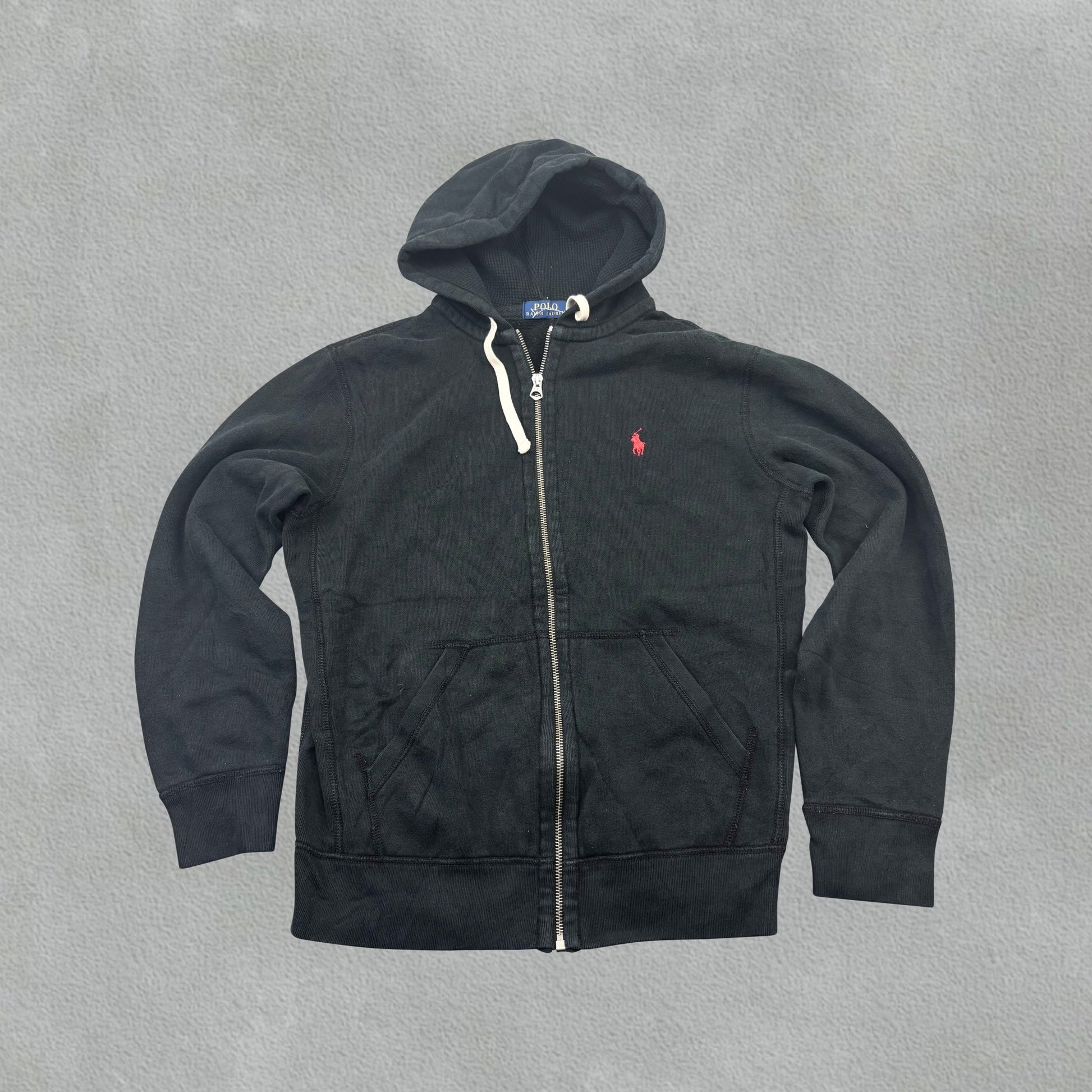 Black Ralph Lauren Zip Vest - Men S - Very Good - Revaleur