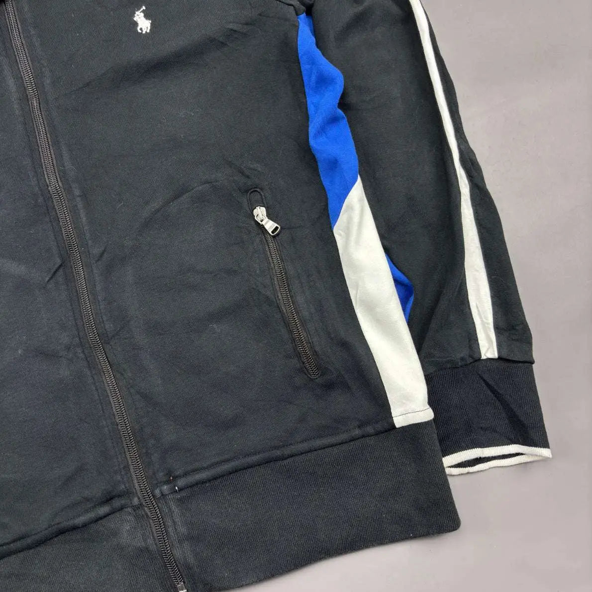 Black Ralph Lauren Zip Vest - Men S - Very Good - Revaleur