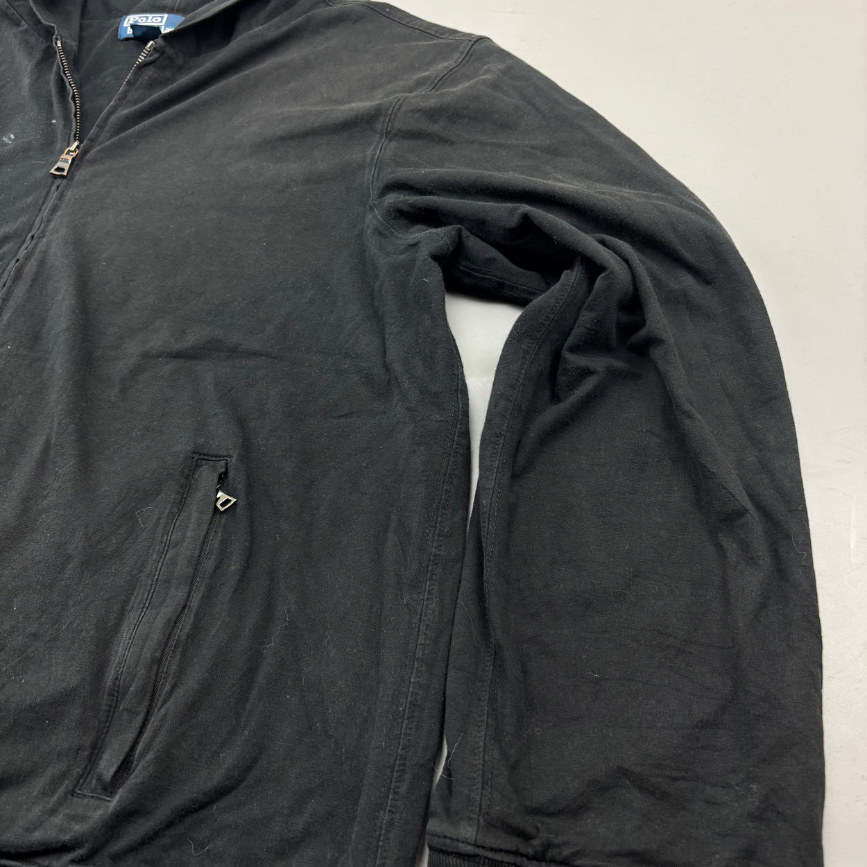 Black Ralph Lauren Zip Vest - Men XL - Very Good - Revaleur