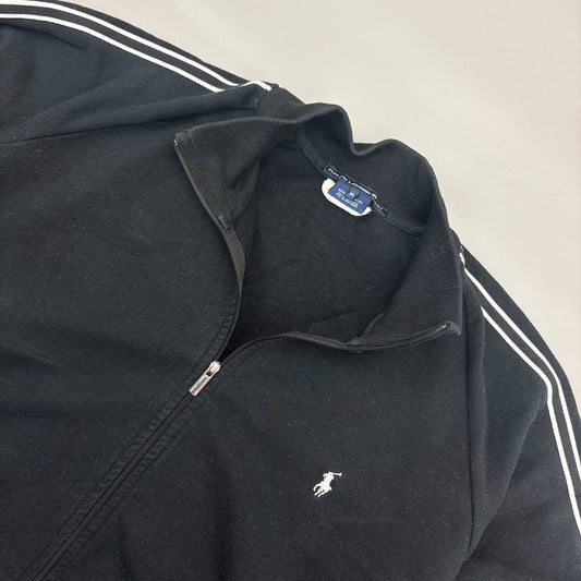 Black Ralph Lauren Zip Vest - Men XL - Very Good - Revaleur