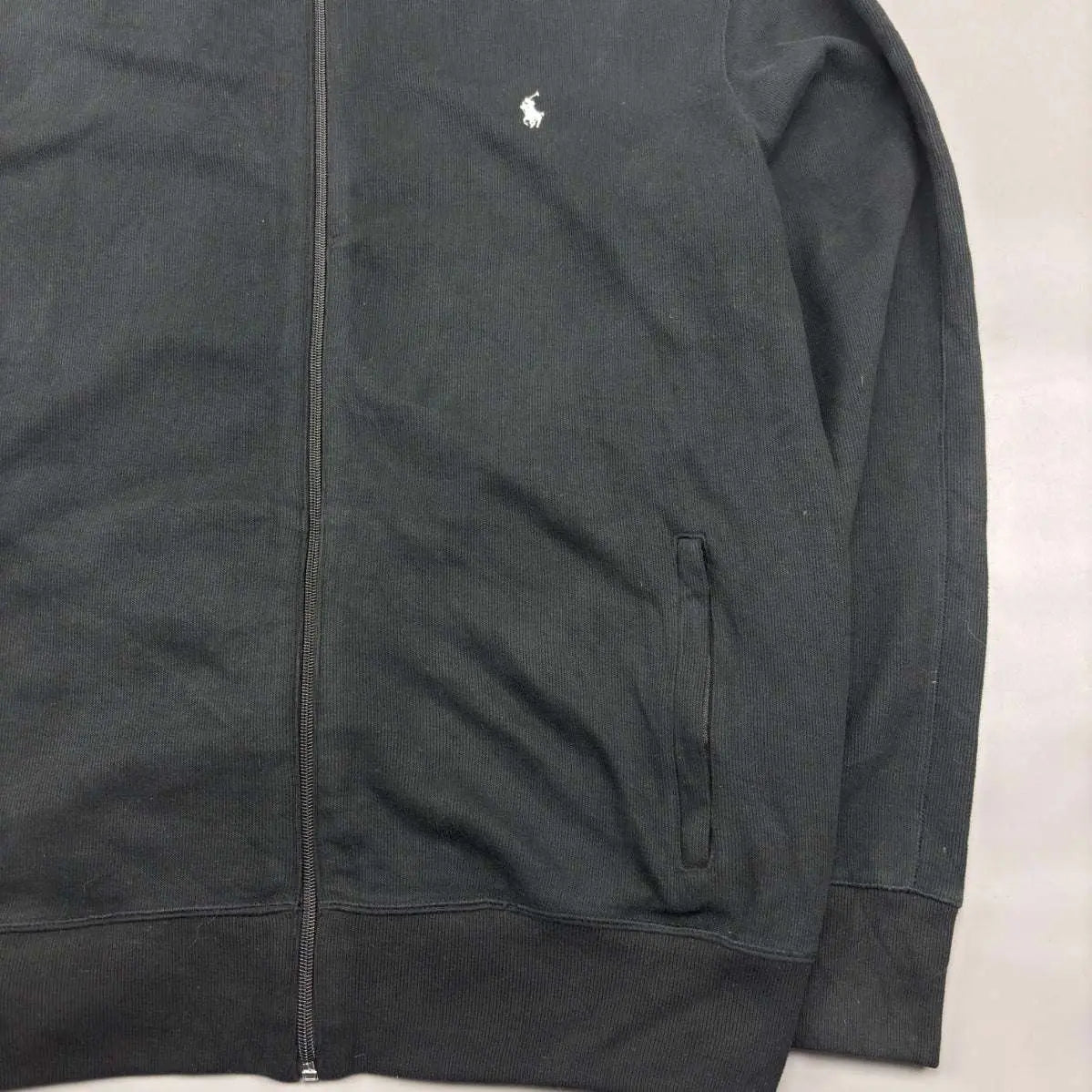 Black Ralph Lauren Zip Vest - Men XL - Very Good - Revaleur