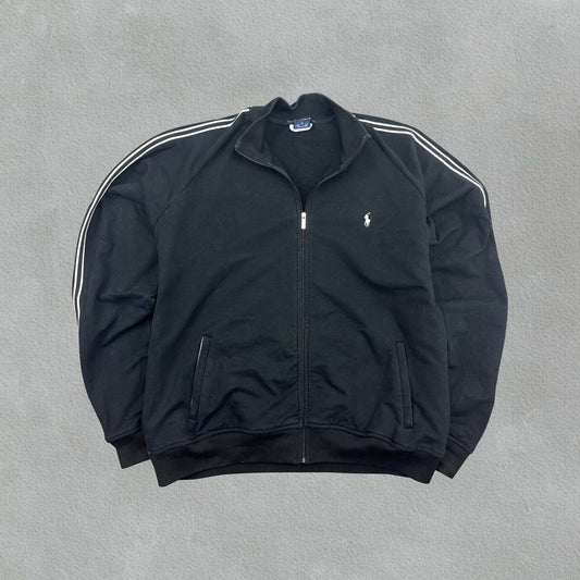 Black Ralph Lauren Zip Vest - Men XL - Very Good - Revaleur