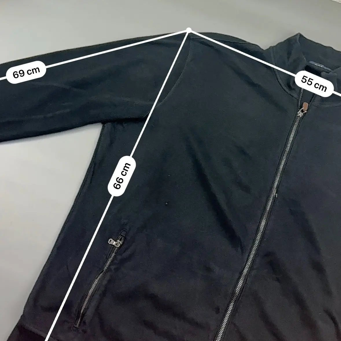 Black Ralph Lauren Zip Vest - Men XXL - Very Good - Revaleur