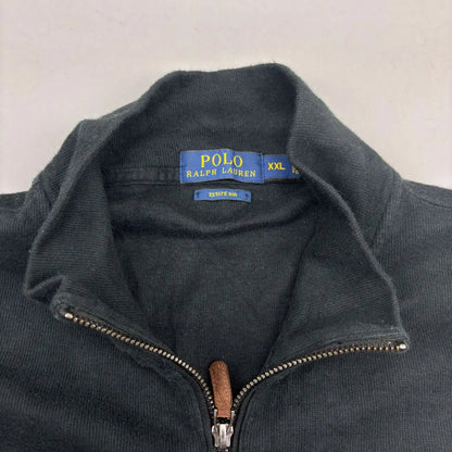 Black Ralph Lauren Zip Vest - Men XXL - Very Good - Revaleur