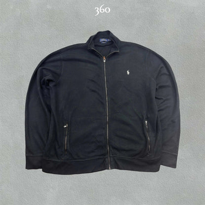 Black Ralph Lauren Zip Vest - Men XXL - Very Good - Revaleur