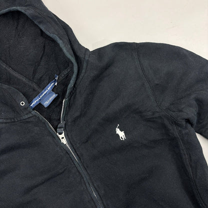 Black Ralph Lauren Zip Vest - Women L - Very Good - Revaleur