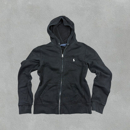 Black Ralph Lauren Zip Vest - Women L - Very Good - Revaleur