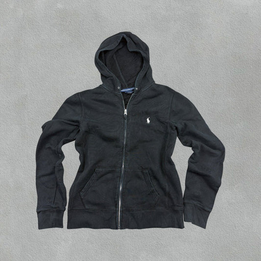 Black Ralph Lauren Zip Vest - Women L - Very Good - Revaleur