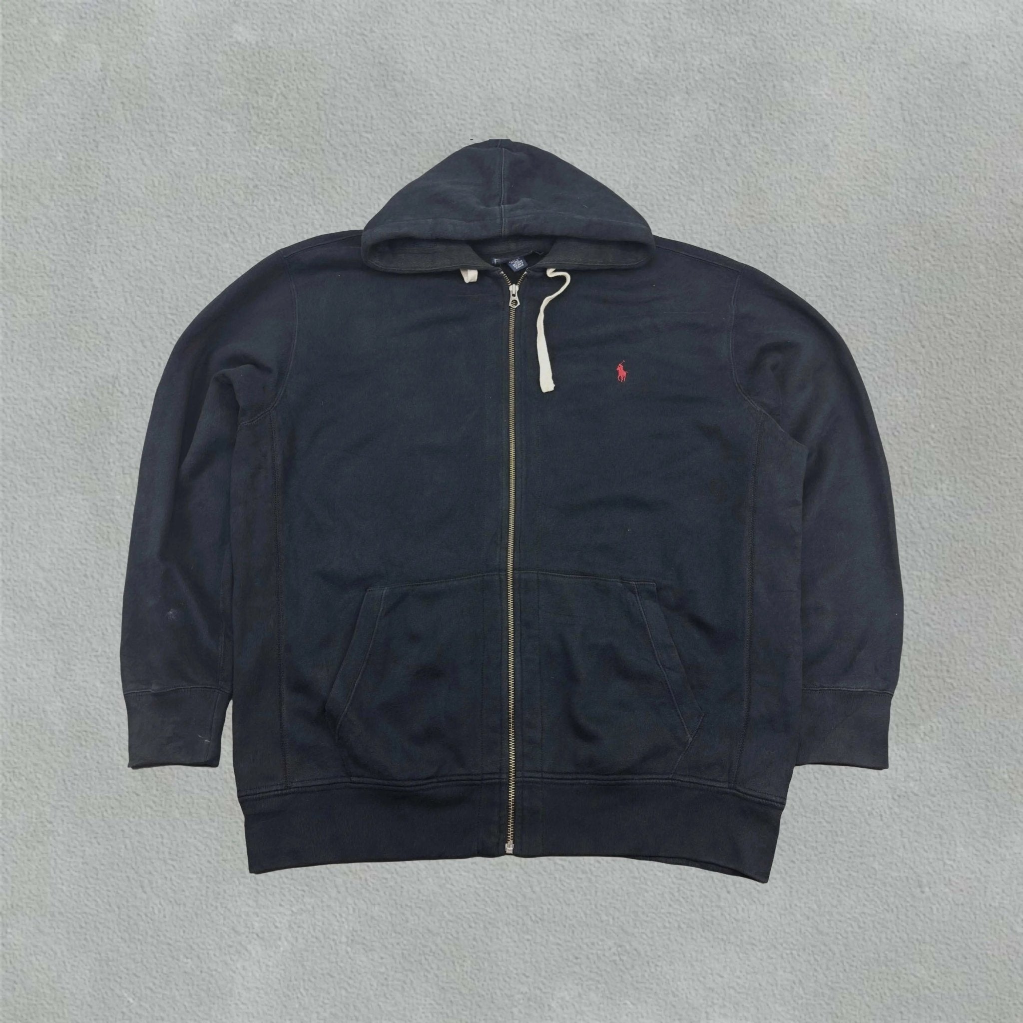 Black Ralph Lauren Zip Vest - XXL - Very Good - Revaleur