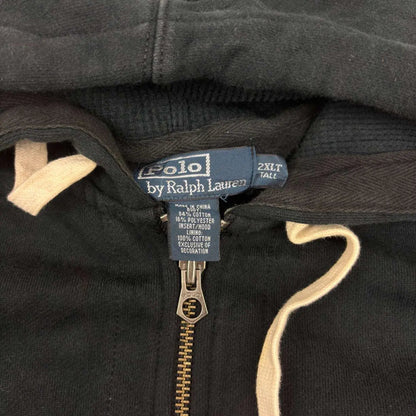 Black Ralph Lauren Zip Vest - XXL - Very Good - Revaleur